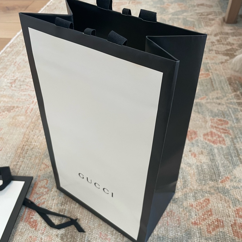 Two Gucci Shopping Gift Bags